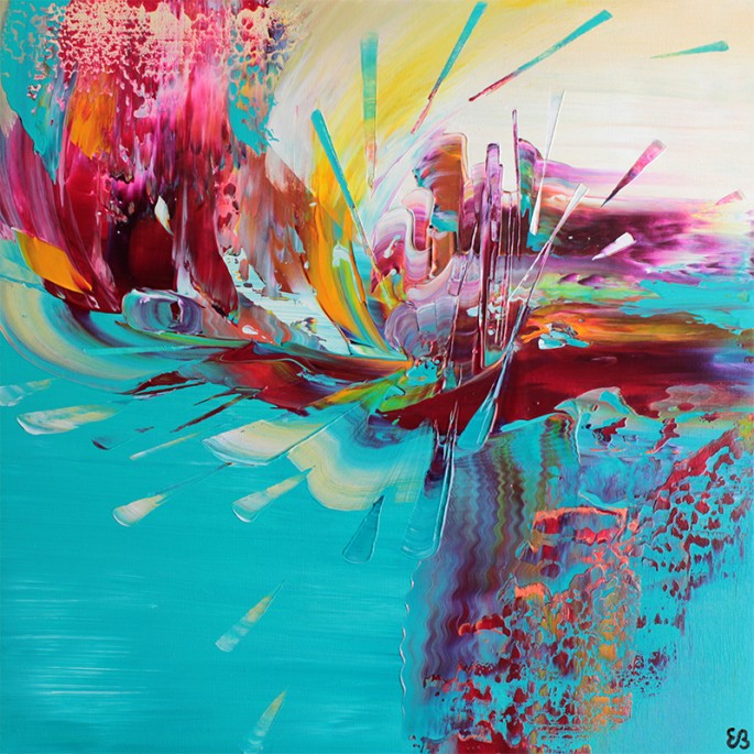 Peinture d'Eliora Bousquet - L'effet mer 89