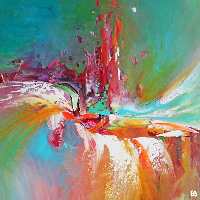 Peinture d'Eliora Bousquet - La victoire de l'Aube (3)