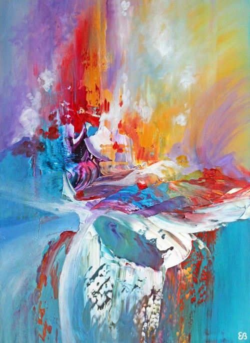 Peinture d'Eliora Bousquet - Paradis artifi-ciel