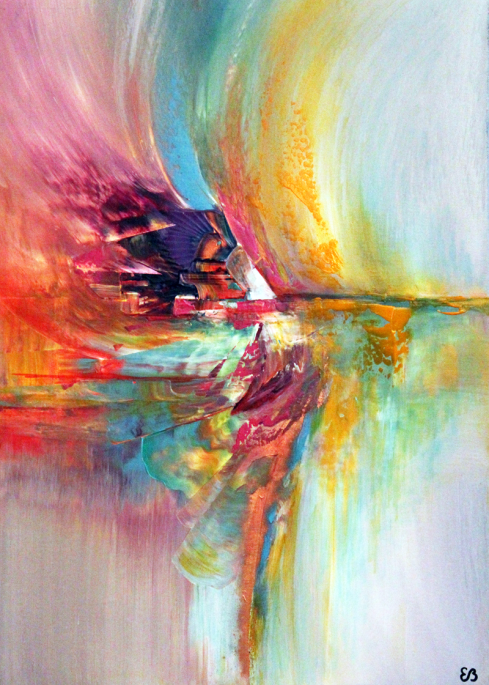 Peinture d'Eliora Bousquet - Printemps bor&eacute;al (16)