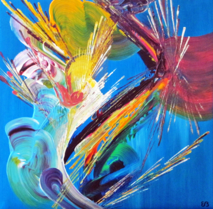 Peinture d'Eliora Bousquet - Serendipity : heureux hasard