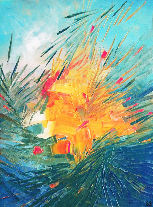 Peinture d'Eliora Bousquet - Tout l'or de Giverny